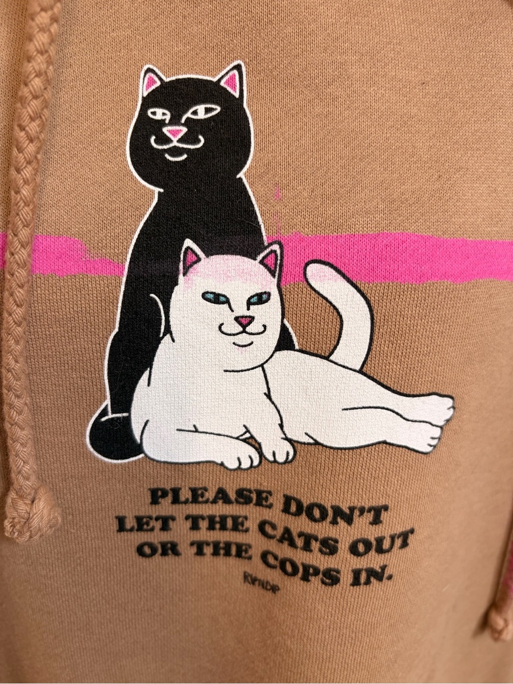 Keep the cats in.